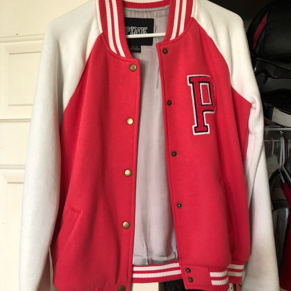 VS Pink letterman jacket